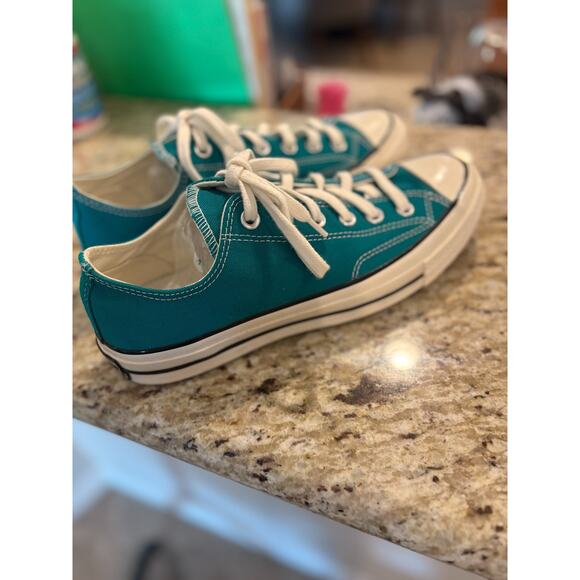 Converse Chuck 70 Vintage Canvas Sneakers 'Teal Green'- Unisex M7 / W9 - Picture 3 of 7